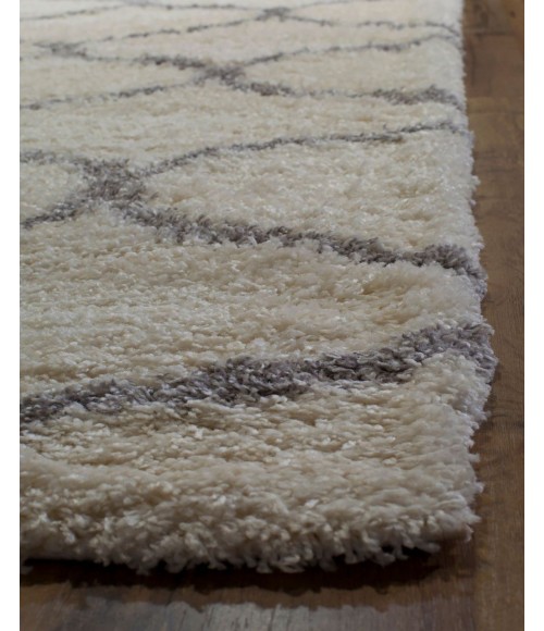 Rugs America Cloud Shag RA26356 Ivory Rugs America Cloud Shag RA26356 Ivory Area Rug 2 ft. x 4 ft. Rectangle