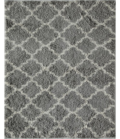 Rugs America Cloud Shag RA26328 Gray Rugs America Cloud Shag RA26328 Gray Area Rug 2 ft. x 4 ft. Rectangle