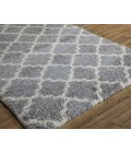 Rugs America Cloud Shag RA26328 Gray Rugs America Cloud Shag RA26328 Gray Area Rug 2 ft. x 4 ft. Rectangle