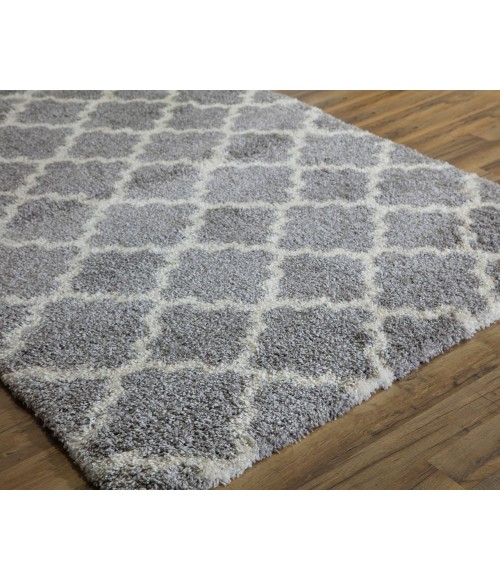 Rugs America Cloud Shag RA26328 Gray Rugs America Cloud Shag RA26328 Gray Area Rug 2 ft. x 4 ft. Rectangle