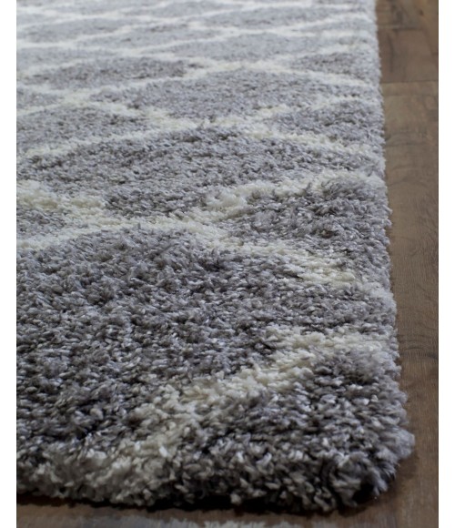 Rugs America Cloud Shag RA26328 Gray Rugs America Cloud Shag RA26328 Gray Area Rug 2 ft. x 4 ft. Rectangle
