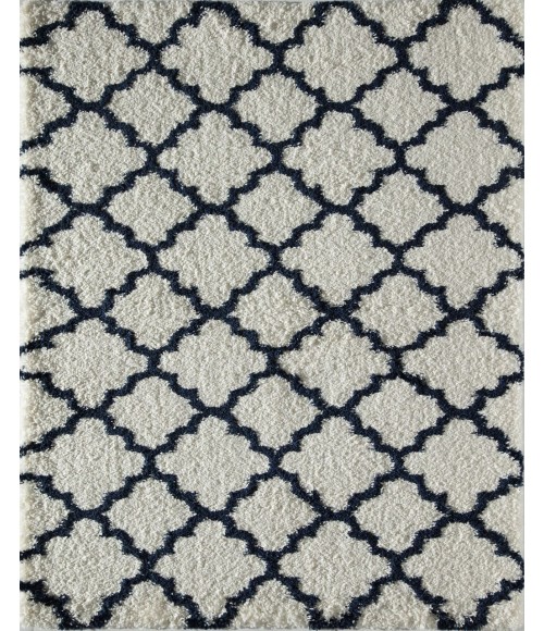Rugs America Cloud Shag RA26334 Ivory Rugs America Cloud Shag RA26334 Ivory Area Rug 5 ft. x 8 ft. Rectangle