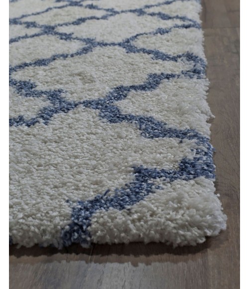 Rugs America Cloud Shag RA26341 Ivory Rugs America Cloud Shag RA26341 Ivory Area Rug 2 ft. 3 in. x 8 ft. Runner