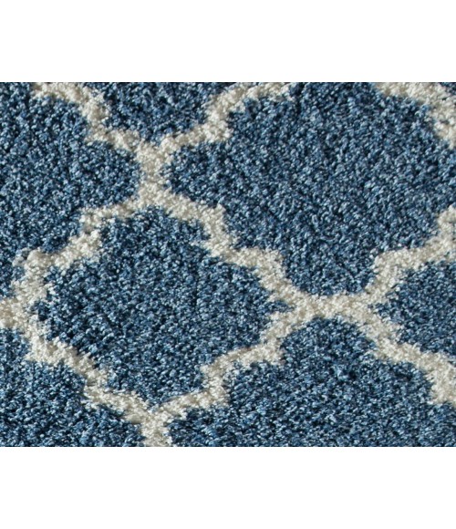 Rugs America Cloud Shag RA26344 Blue Rugs America Cloud Shag RA26344 Blue Area Rug 2 ft. x 4 ft. Rectangle