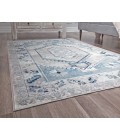 Rugs America Freida RA29019 Gray Area Rug 8 ft. x 10 ft. Rectangle