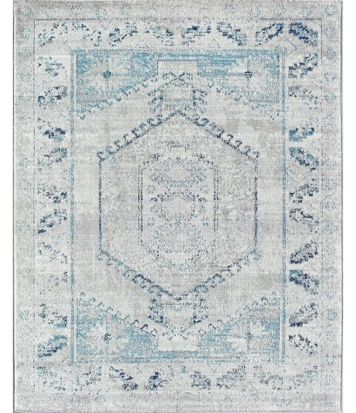 Rugs America Freida RA29021 Gray Rugs America Freida RA29021 Gray Area Rug 8 ft. x 10 ft. Rectangle