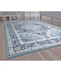 Rugs America Freida RA29023 Dark Blue Area Rug 8 ft. x 10 ft. Rectangle