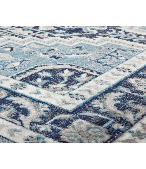 Rugs America Freida RA29023 Dark Blue Area Rug 8 ft. x 10 ft. Rectangle