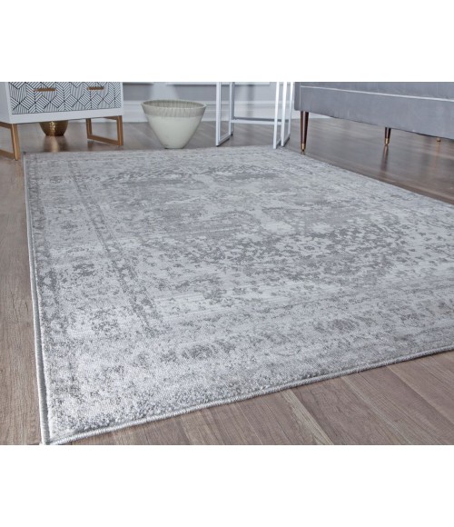 Rugs America Freida RA29037 Light Gray Rugs America Freida RA29037 Light Gray Area Rug 8 ft. x 10 ft. Rectangle