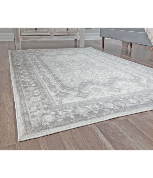 Rugs America Freida RA29040 Light Gray Area Rug 5 ft. x 7 ft. Rectangle
