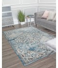 Rugs America Freida RA29049 Blue Area Rug 8 ft. x 10 ft. Rectangle