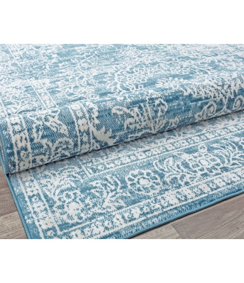 Rugs America Freida RA29050 Blue Rugs America Freida RA29050 Blue Area Rug 5 ft. x 7 ft. Rectangle