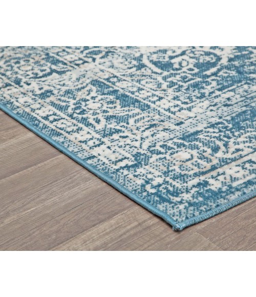 Rugs America Freida RA29050 Blue Rugs America Freida RA29050 Blue Area Rug 5 ft. x 7 ft. Rectangle
