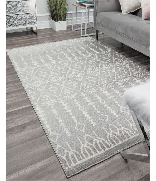 Rugs America Gallagher RA28979 Gray Area Rug 8 ft. x 10 ft. Rectangle