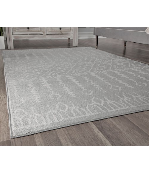 Rugs America Gallagher RA28979 Gray Area Rug 8 ft. x 10 ft. Rectangle