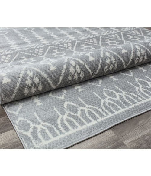 Rugs America Gallagher RA28979 Gray Area Rug 8 ft. x 10 ft. Rectangle