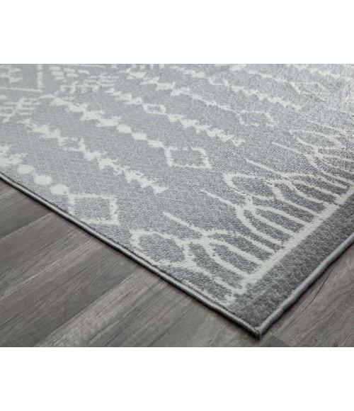 Rugs America Gallagher RA28979 Gray Area Rug 8 ft. x 10 ft. Rectangle