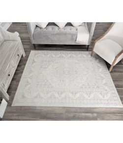 Rugs America Gallagher GL30A Grey Mist Vintage Transitional Light Gray Area Rug, 8 ft. X 10 ft.