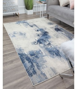 Rugs America Gallagher GL45A Tonal Blue Vintage Transitional white Area Rug, 8 ft. X 10 ft.