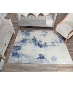 Rugs America Gallagher GL45A Tonal Blue Vintage Transitional white Area Rug, 8 ft. X 10 ft.