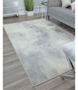 Rugs America Gallagher GL45B Tonal Grey Vintage Transitional white Area Rug, 5 ft. 3 in. X 7 ft.