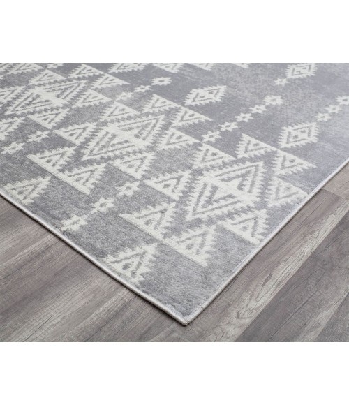Rugs America Gallagher RA30022 Gray Rugs America Gallagher RA30022 Gray Area Rug 2 ft. 6 in. x 8 ft. Rectangle