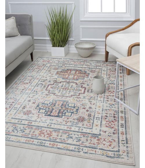 Rugs America Gallagher RA29413 Red Rugs America Gallagher RA29413 Red Area Rug 5 ft. 3 in. x 7 ft. Rectangle