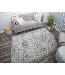 Rugs America Gallagher GL55D Fla X en Sundara Vintage Transitional Red Area Rug, 5 ft. 3 in. X 7 ft.