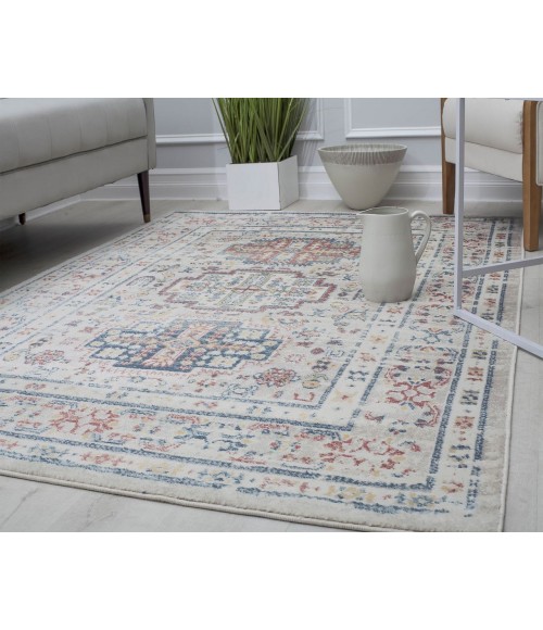 Rugs America Gallagher RA29413 Red Rugs America Gallagher RA29413 Red Area Rug 5 ft. 3 in. x 7 ft. Rectangle