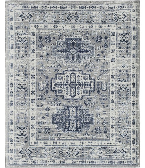 Rugs America Gallagher RA29418 Blue Rugs America Gallagher RA29418 Blue Area Rug 8 ft. x 10 ft. Rectangle