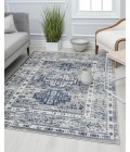 Rugs America Gallagher RA29418 Blue Rugs America Gallagher RA29418 Blue Area Rug 8 ft. x 10 ft. Rectangle