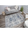 Rugs America Gallagher RA29418 Blue Rugs America Gallagher RA29418 Blue Area Rug 8 ft. x 10 ft. Rectangle