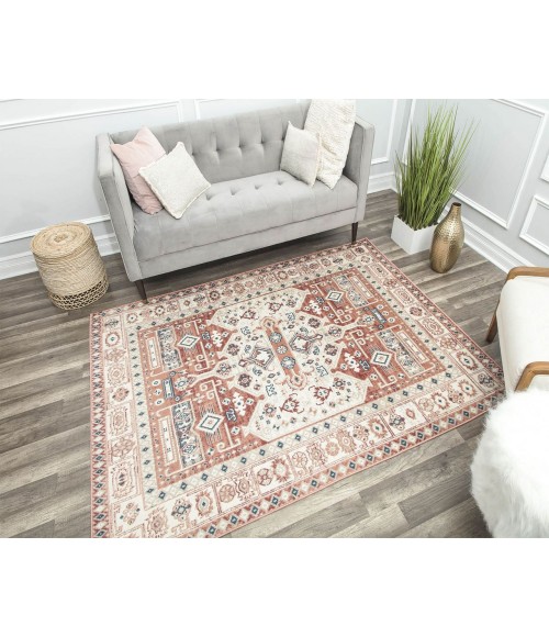 Rugs America Gallagher RA30038 Orange Area Rug 2 ft. 6 in. x 8 ft. Rectangle