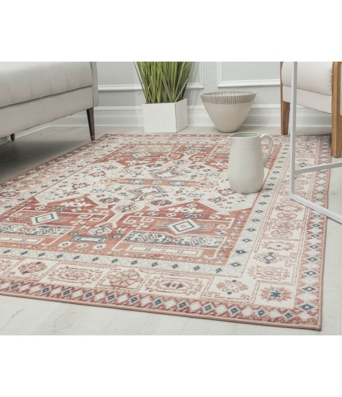 Rugs America Gallagher RA30038 Orange Area Rug 2 ft. 6 in. x 8 ft. Rectangle