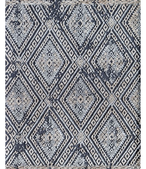 Rugs America Gianni RA32639 Charcoal Rugs America Gianni RA32639 Charcoal Area Rug 8 ft. x 10 ft. Rectangle