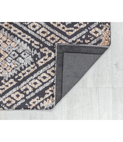Rugs America Gianni RA32639 Charcoal Rugs America Gianni RA32639 Charcoal Area Rug 8 ft. x 10 ft. Rectangle