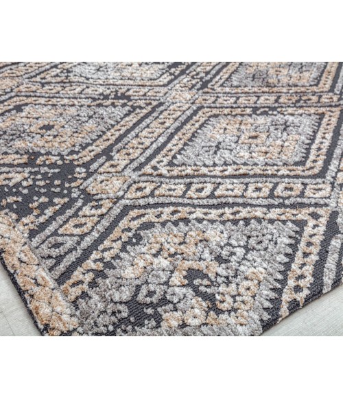 Rugs America Gianni RA32639 Charcoal Rugs America Gianni RA32639 Charcoal Area Rug 8 ft. x 10 ft. Rectangle