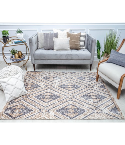 Rugs America Gianni RA32641 White Rugs America Gianni RA32641 White Area Rug 5 ft. x 7 ft. Rectangle