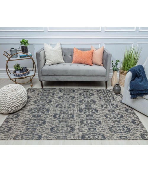 Rugs America Gia RA31972 Navy Rugs America Gia RA31972 Navy Area Rug 5 ft. x 7 ft. Rectangle