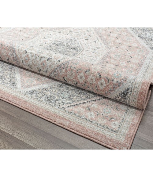 Rugs America Harper RA28261 Pink Area Rug 8 ft. x 10 ft. Rectangle