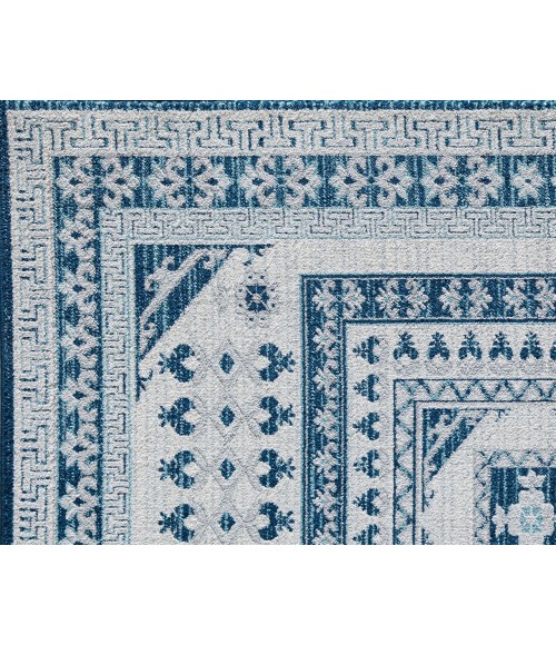 Rugs America Harper RA30909 Blue Area Rug 2 ft. 6 in. x 4 ft. Rectangle