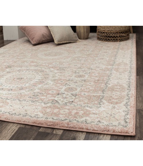 Rugs America Harper RA29362 Pink Area Rug 2 ft. x 4 ft. Rectangle