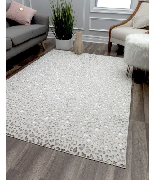 CosmoLiving By Cosmopolitan Natura RA29091 White Area Rug 2 ft. 3 in. x 8 ft. Runner