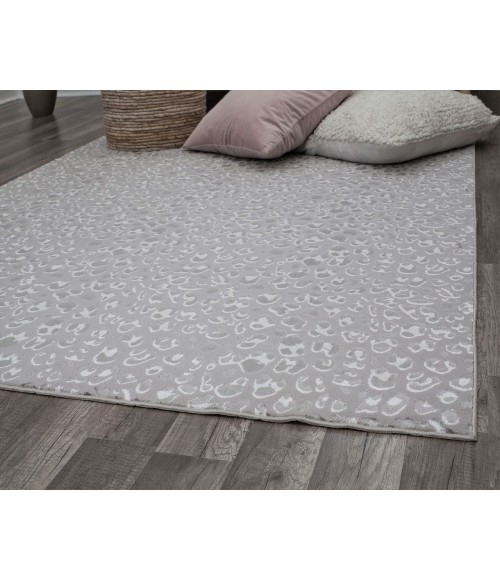 Hazel Natura RA28347 Gray Area Rug 8 ft. x 10 ft. Rectangle