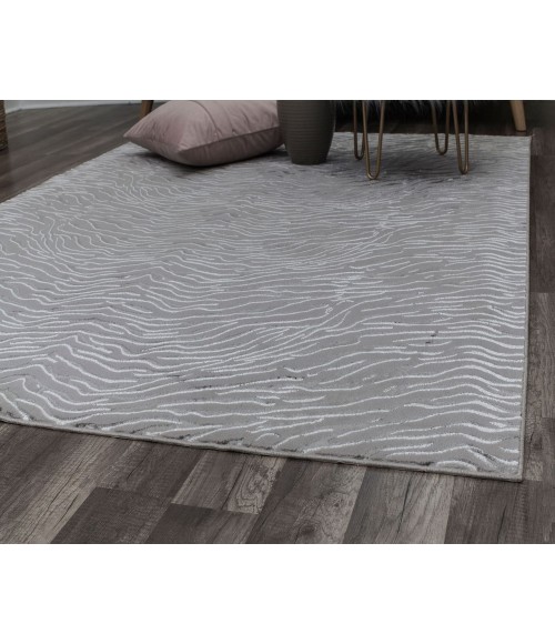 Hazel Natura RA28351 Gray Area Rug 8 ft. x 10 ft. Rectangle