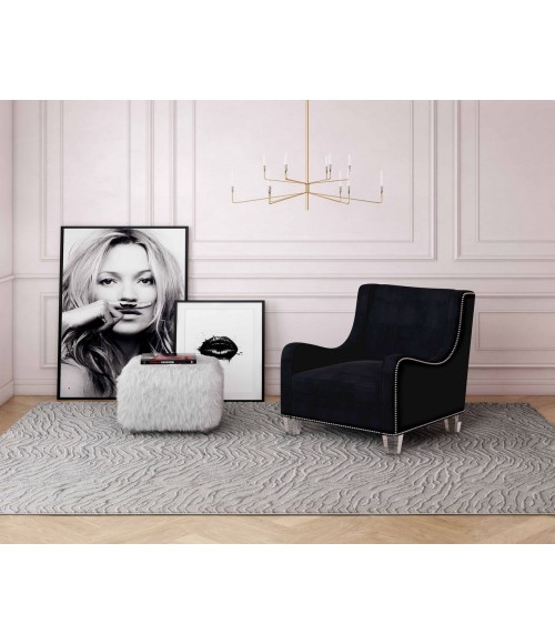 Hazel Natura RA28351 Gray Area Rug 8 ft. x 10 ft. Rectangle