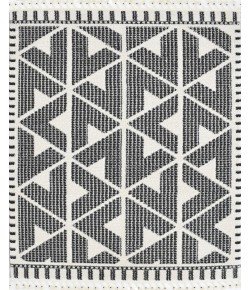 Mason Brooks Catalan IB10A Aster Black Geometric Transitional Black Area Rug, 8 ft. 3 in. X 10 ft. 0 in.