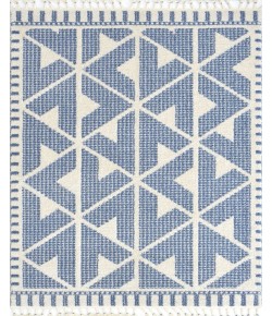 Mason Brooks Catalan IB10B Aster Blue Geometric Transitional Blue Area Rug, 8 ft. 3 in. X 10 ft. 0 in.
