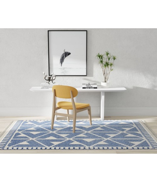 Mason Brooks Catalan RA33407 Blue Area Rug 8 ft. x 10 ft. Rectangle