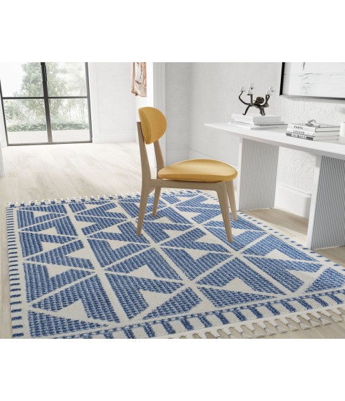 Mason Brooks Catalan RA33407 Blue Area Rug 8 ft. x 10 ft. Rectangle